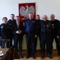 Spotkanie burmistrza  Darłowa z policjantami