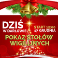 Dziś w Darłowie: Pokaz Stołów Wigilijnych