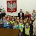 Przedszkolaki ze świąteczną wizytą u burmistrza