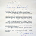 Marszałek gratuluje Darłowu